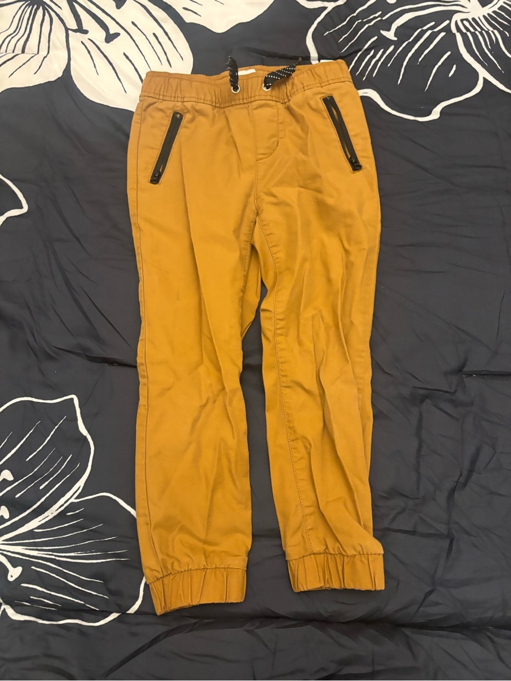 Old Navy Mustard Yellow Kids Jogger Pants